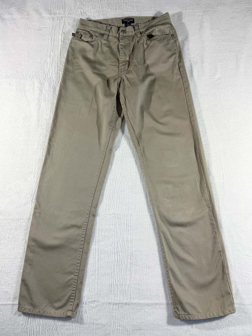 Polo Jeans Co. Ralph Lauren Khaki Straight Leg Pants Size 6 (26x30)